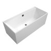 Villeroy & Boch Collaro Wanna prostokątna 180x80 cm biała z odpływem Black Matt UBA180COR2NV-01