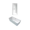 Villeroy & Boch Collaro Wanna prostokątna narożna180x80 cm lewa biała Weiss Alpin UBA180COR9CLBCVD01