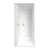 Villeroy & Boch Collaro Wanna prostokątna 160x75 cm biała z odpływem gold UBA160COR2JV-01
