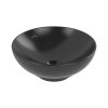 Villeroy & Boch Loop & Friends Umywalka nablatowa 38 cm bez przelewu czarna Pure Black z powłoką CeramicPlus 4A4501R7