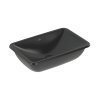 Villeroy & Boch Loop & Friends Umywalka podblatowa 60,5x41 cm bez przelewu czarna Pure Black z powłoką CeramicPlus 4A5701R7