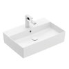 Villeroy & Boch Memento 2.0 Umywalka nablatowa 60x42 cm z przelewem biały mat z powłoką CeramicPlus 4A0760RW