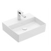 Villeroy & Boch Memento 2.0 Umywalka wisząca lub nablatowa 50x42 cm bez przelewu biały mat z powłoką CeramicPlus 4A225LRW