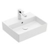 Villeroy & Boch Memento 2.0 Umywalka wisząca lub nablatowa 50x42 cm z przelewem biały mat z powłoką CeramicPlus 4A225GRW