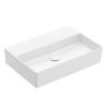 Villeroy & Boch Memento 2.0 Umywalka wisząca lub nablatowa 60x42 cm bez przelewu bez otworu na baterię biały mat z powłoką CeramicPlus 4A226FRW
