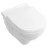 Villeroy & Boch O.Novo Toaleta WC podwieszana 36x56 cm lejowa DirectFlush bez kołnierza wewnętrznego z powłoką CeramicPlus, biała Weiss Alpin 5660R0R1