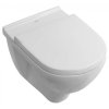 Villeroy & Boch O.Novo Toaleta WC podwieszana 36x56 cm lejowa z powłoką CeramicPlus, biała Weiss Alpin 566010R1