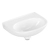 Villeroy & Boch O.novo Umywalka wisząca 36x27,5 cm bez otworu na baterię bez przelewu biały Weiss Alpin z powłoką CeramicPlus 434037R1