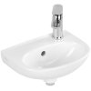 Villeroy & Boch O.novo Umywalka wisząca 36x27,5 cm z otworem na baterię z przelewem biały Weiss Alpin z powłoką CeramicPlus 43403RR1