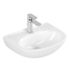 Villeroy & Boch O.novo Umywalka wisząca 45x36 cm z otworem na baterię bez przelewu biały Weiss Alpin z powłoką CeramicPlus  434046R1