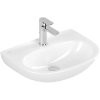 Villeroy & Boch O.novo Umywalka wisząca 50x38 cm z otworem na baterię bez przelewu biały Weiss Alpin z powłoką CeramicPlus 434051R1