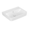 Villeroy & Boch O.novo Umywalka wisząca 60x46 cm bez otworu na baterię z przelewem z powłoką CeramicPlus i AntiBac weiss alpin 4A4162T2