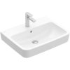 Villeroy & Boch O.novo Umywalka wisząca 60x46 cm z otworem na baterię z przelewem z powłoką CeramicPlus i AntiBac weiss alpin 4A416GT2