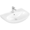 Villeroy & Boch O.novo Umywalka wisząca 65x48 cm z otworem na baterię z przelewem biały Weiss Alpin z powłoką CeramicPlus 4A4065R1