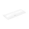 Villeroy & Boch Skyla Umywalka meblowa 120x46 cm bez otworu na baterie bez przelewu biały mat Stone White z powłoką CeramicPlus 5A51C3RW