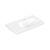 Villeroy & Boch Skyla Umywalka meblowa 80x46 cm z otworem na baterię bez przelewu prawa biały Weiss Alpin z powłoką CeramicPlus 5A52R2R1