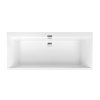 Villeroy & Boch Squaro Edge 12 Duo Wanna prostokątna 190x90 cm biała Weiss Alpin UBQ190SQE2DV-01