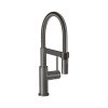Villeroy & Boch Steel Expert Compact Bateria kuchenna elastyczna wysoka czarny szczotkowany 92730005