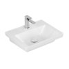 Villeroy & Boch Subway 3.0 Umywalka meblowa 55x44 cm z otworem na baterię bez przelewu z powłoką CeramicPlus weiss alpin 4A7056R1