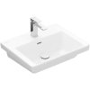 Villeroy & Boch Subway 3.0 Umywalka meblowa 55x44 cm z otworem na baterię z przelewem z powłoką CeramicPlus weiss alpin 4A7055R1