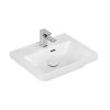 Villeroy & Boch Subway 3.0 Umywalka wisząca mała 50x40 cm z przelewem z powłoką CeramicPlus weiss alpin 437050R1