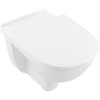 Villeroy & Boch ViCare Toaleta WC 59,5x36 cm bez kołnierza z powłoką CeramicPlus i AntiBac weiss alpin 4695R0T2