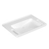 Villeroy & Boch ViCare Umywalka wisząca 80x55 cm bez otworu na baterię bez przelewu biały Weiss Alpin z powłoką CeramicPlus 4A6883R1