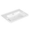 Villeroy & Boch ViCare Umywalka wisząca 80x55 cm bez otworu na baterię z przelewem biały Weiss Alpin z powłoką CeramicPlus 4A6882R1