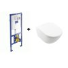 Villeroy & Boch ViConnect Subway 3.0 Zestaw Stelaż podtynkowy do WC H112 cm + toaleta WC z deską sedesową wolnoopadającą biały 92246100+4670TS01