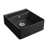 Villeroy&Boch Sink Unit Zlewozmywak ceramiczny farmerski jednokomorowy CeramicPlus 59,5x63 cm czarny Chromit 632061J0