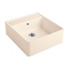 Villeroy&Boch Sink Unit Zlewozmywak ceramiczny farmerski jednokomorowy CeramicPlus 59,5x63 cm kremowy Ivory 632061FU