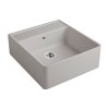 Villeroy&Boch Sink Unit Zlewozmywak ceramiczny farmerski jednokomorowy CeramicPlus 59,5x63 cm szary Fossil 632061KD