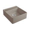 Villeroy&Boch Sink Unit Zlewozmywak ceramiczny farmerski jednokomorowy CeramicPlus 59,5x63 cm jasnobrązowy drewniany Timber 632061TR