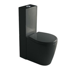 Toalety WC stojące czarne