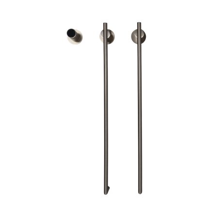 Galatea Design Balance 2 Grzejnik elektryczny podtynkowy suszarka 37x76 cm niklowy szczotkowany GDA362BN