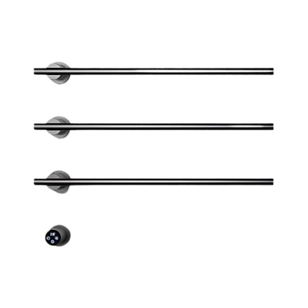 Galatea Design Balance 4 Grzejnik elektryczny podtynkowy 52x58 cm PVD grafit szczotkowany GDA363GM