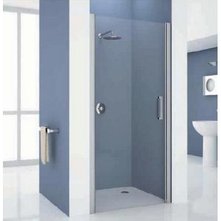 Novellini Giada Drzwi prysznicowe do wnęki - profil biały 75 cm GIADN1B75-1A