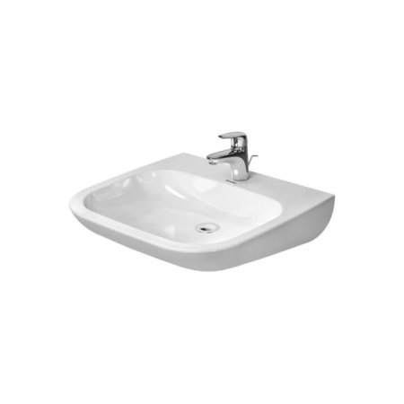 Duravit D-Code Vital Med Umywalka wisząca 60x55 cm z otworem na baterię biała 23136000002