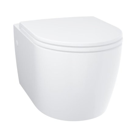 Grohe Start Round Toaleta WC 54,3x36,4 cm bez kołnierza + deska wolnoopadająca biała 103848SH00