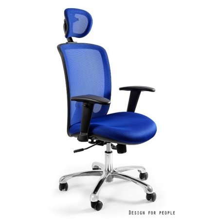 Unique Expander Fotel biurowy, niebieski W-94-7