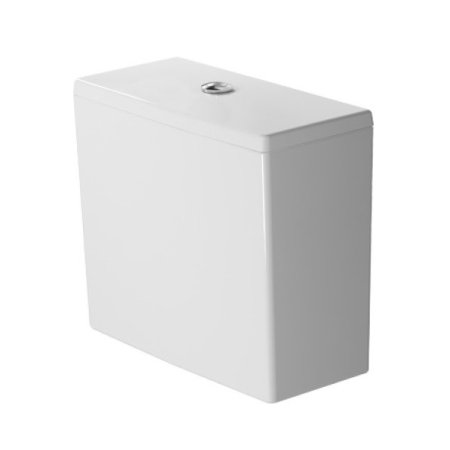 Duravit ME by Starck Zbiornik WC kompaktowy 39x18 cm 6/3 l doprowadzenie dolne lewe, biały 0938100005