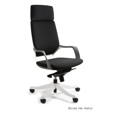 Unique Apollo Fotel biurowy, biały/czarny W-909-W-BL418