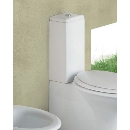 Hatria Sculture Zbiornik WC kompaktowy, podłączenie dolne, biały Y0FS01