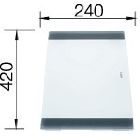 Blanco deska ze szkła hartowanego do zlewozmywaków Blanco - IF (219645)