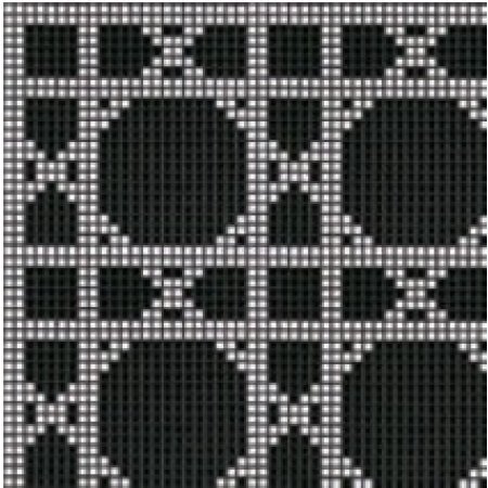 Bisazza Vienna Mozaika szklana 32,2x32,2 cm, czarna BIMSZVIN
