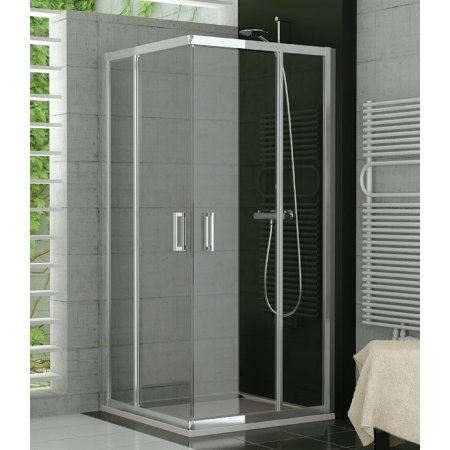Ronal Sanswiss Top-Line Kabina prysznicowa narożna z drzwiami otwieranymi na zewnątrz 70x190 cm drzwi prawe, profile srebrny mat szkło przezroczyste TED2D07000107