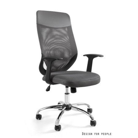 Unique Mobi Plus Fotel biurowy szary W-952-8