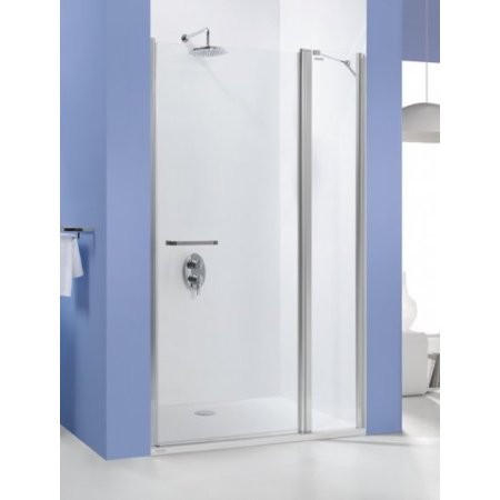 Sanplast Prestige DJ2/PRIII Drzwi prysznicowe - 120/195 biały szkło przezroczyste 600-073-0830-01-401