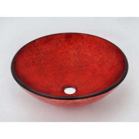 Ceramica Picasa Umywalka Szklana HOT RED 42,5x15,00 nablatowa czerwona (18562)