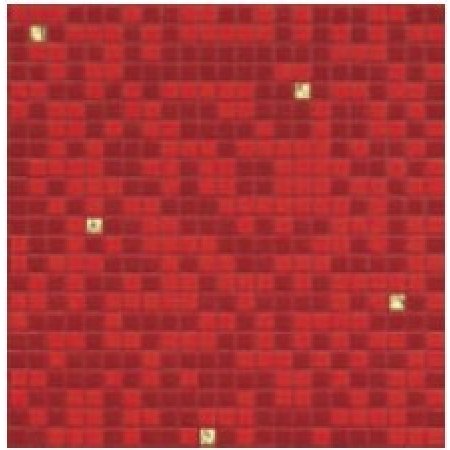 BISAZZA Fuoco Oro mozaika szklana czerwona/różowa (031200056LO)